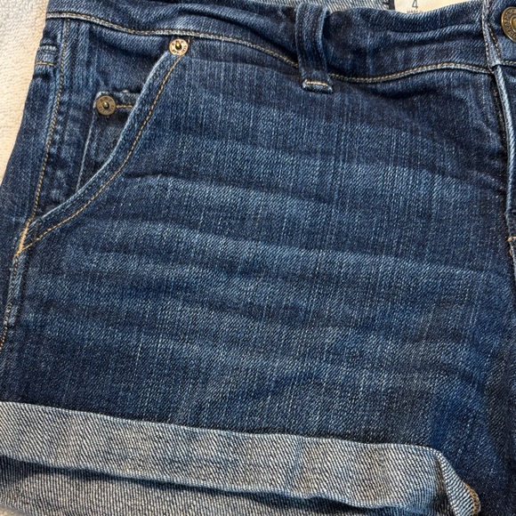 Abercrombie & Fitch Dark Blue Jean Shorts - Picture 5 of 10